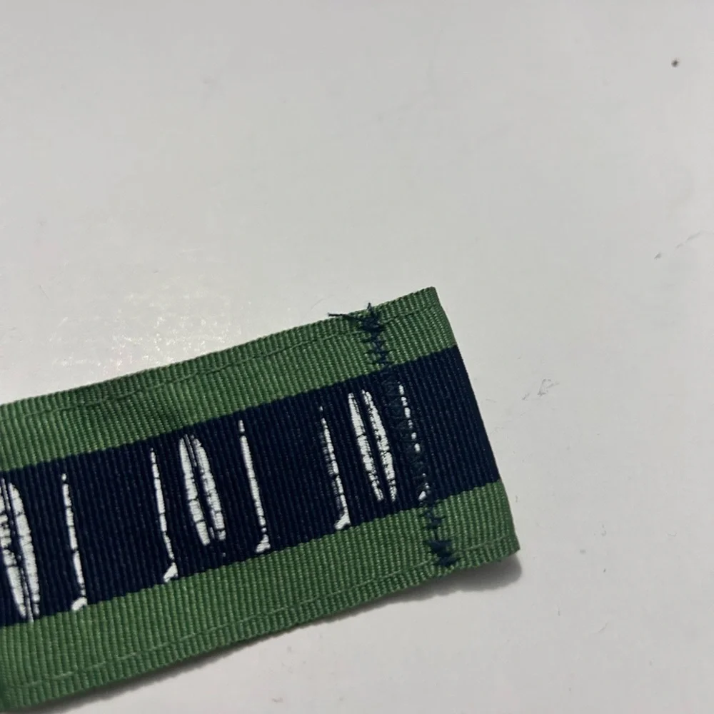 Women’s Nylon Green and Blue Belt 34”
